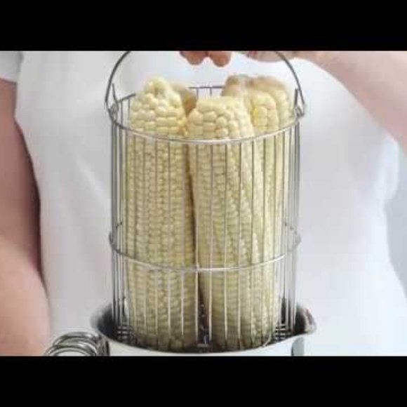 KUHN RIKON  4th Burner Tall Pot w Lid & Basket NWOT - Picture 11 of 11